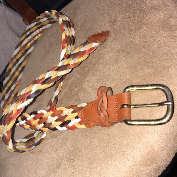 Genuine Leather Multi-Colored Capezio Belt - Size: Small - Picture 4 of 9